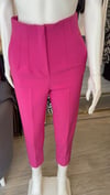 Toparlayıcı Bel Kumaş Pantalon | Pembe