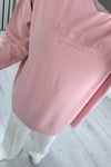 İkoll Yazı Baskılı Premium Kalite Tunik Pudra