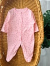 3'lü Minik Çiçekler Patikli Tulum Set