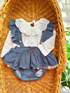 Alina Fisto Detaylı 2li Romper Set