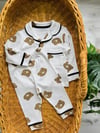 Ayıcık Baskılı Pijama Takımı