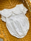 Beyaz Fisto Romper