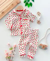 Çilek Baskılı Pijama Takımı