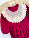 Dantelli Mürdüm Romper 