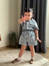 Denim Şort Salopet