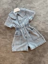 Denim Şort Salopet