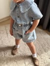 Denim Şort Salopet