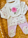 Kendinden Eldivenli Çiçekli 4lü Hastane Çıkışı