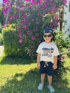 Lacivert Summer House Müslin Şortlu Şapkalı Takım