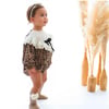Leopar Kadife Romper