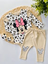 Leopar Minnie Bandanalı Alt Üst Takım 