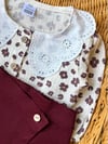 Leoparlı Şort Etekli Bordo Takım ( Külotlu Çorap Hediyeli)