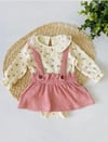 Lilly 3lü Salopet  Elbise Set