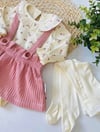 Lilly 3lü Salopet  Elbise Set