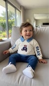 Mavi Bear Gömlek Görünümlü Kot Pantolonlu Sweat Takım