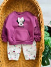 Minnie Çiçekli 3ip Kışlık Takım