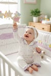 Mor Renkli Kalpler Bandanalı Pijama Takimi