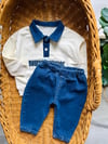 NewYork Polo Yaka Denim Takim