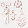 Pembe Papatya 7li Yenidoğan Set