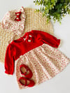 Rosemarie Kadife 3lü Elbise Set 