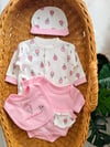 Uçan Balon Premium %100 Pamuk 5li Tulum Set ( Çanta Hediyeli )