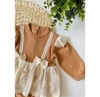 Vintage Dantel Etekli Romper