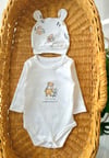 Winnie The Pooh Şapkalı Badili Tulum Set