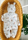 Winnie The Pooh Şapkalı Badili Tulum Set