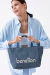BENETTON KADIN OMUZ ÇANTA BNT_1102 LACİVERT