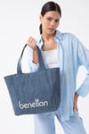 BENETTON KADIN OMUZ ÇANTA BNT_1163 LACİVERT