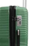 PİEL LİNO ORTA BOY POLİPROPİLEN VALİZ PL015239-M METALİK YEŞİL