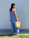00128 MARKA MODEL HALTER YAKA ŞİFON İÇİ ASTARLIELBİSE
