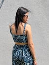 00524 DESENLİ CROP ETEK TAKIM