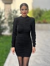 0198 Drapeli Elbise