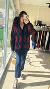 0493 BAKLAVA DESEN HIRKA BORDO LACİVERT