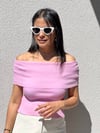 10558 İnce Triko Kazak-Pembe