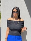 10558 İnce Triko Kazak-Siyah