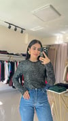 10699 PULLU ASTARLI TRİKO KAZAK SİYAH