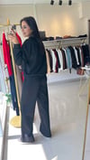 1292 TAŞ İŞLEMELİ MODAL KUMAŞ TAKIM SİYAH