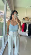 16893 DANTELLİ ATLET BEBE MAVİ