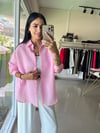 188 OVERSİZE UZUN KOLLU GÖMLEK PEMBE
