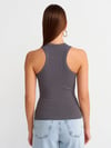20842 FİTİLLİ HALTER YAKA FÜME