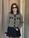 241088 ORJİNAL MODEL HIRKA SİYAH-BEJ