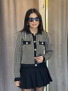 241088 ORJİNAL MODEL HIRKA SİYAH-BEJ