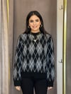 241192 BİSİKLET YAKA BAKLAVA KAZAK