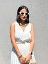 2416305 KEMERLİ PİLİSELİ ELBİSE