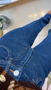 24597 GENİŞ PAÇA PANTOLON MAVİ