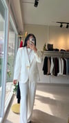 250410 GOLD DÜĞME BLAZER BEYAZ