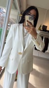 250410 GOLD DÜĞME BLAZER BEYAZ