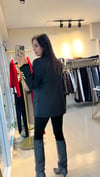 250410 GOLD DÜĞME BLAZER SİYAH
